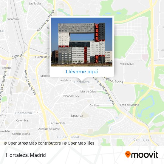 ¿Cómo llegar a Calle Hortaleza en Madrid en Metro, Autobús o Tren?