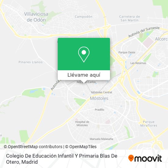 Mapa Colegio De Educación Infantil Y Primaria Blas De Otero