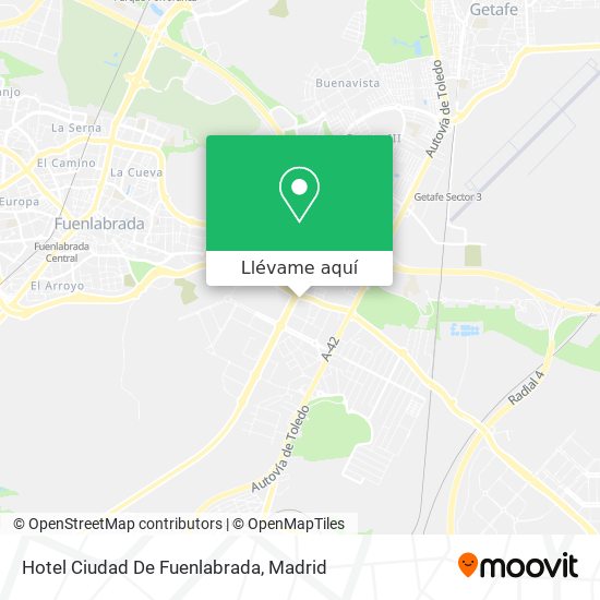 Mapa Hotel Ciudad De Fuenlabrada