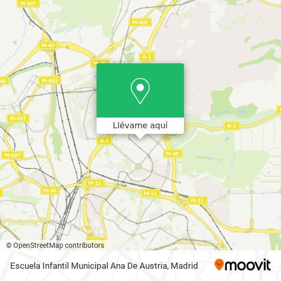 Mapa Escuela Infantil Municipal Ana De Austria