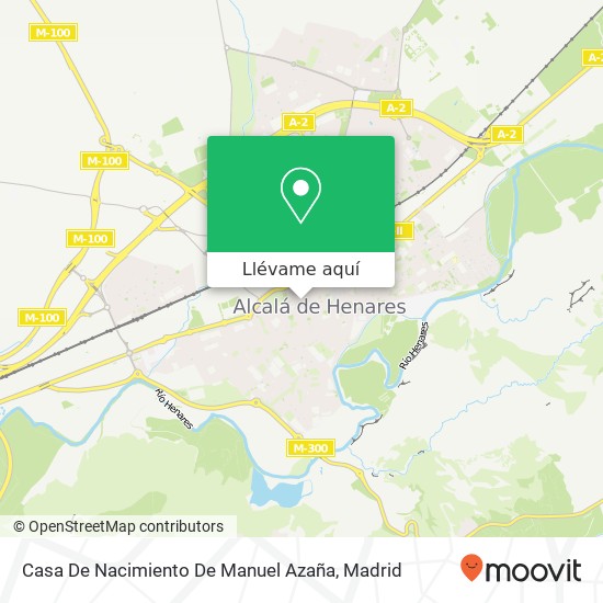 Mapa Casa De Nacimiento De Manuel Azaña