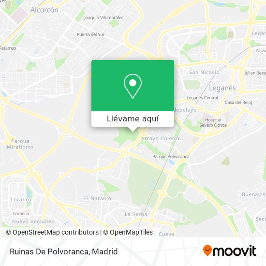 Mapa Ruinas De Polvoranca