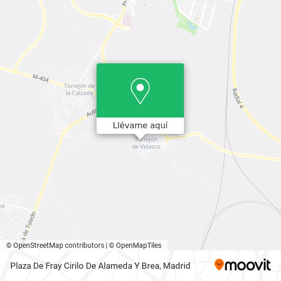 Mapa Plaza De Fray Cirilo De Alameda Y Brea