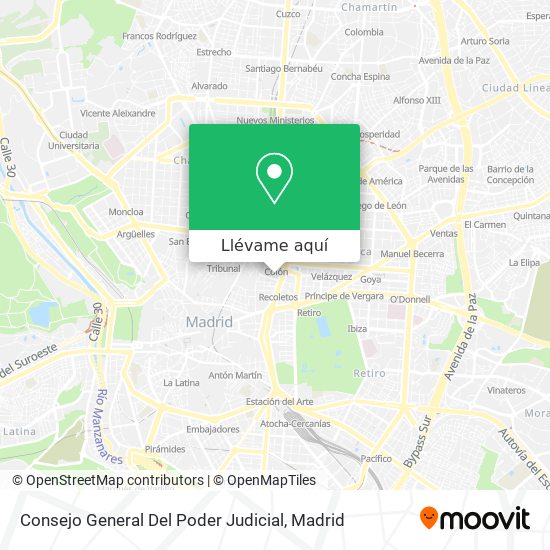 Mapa Consejo General Del Poder Judicial