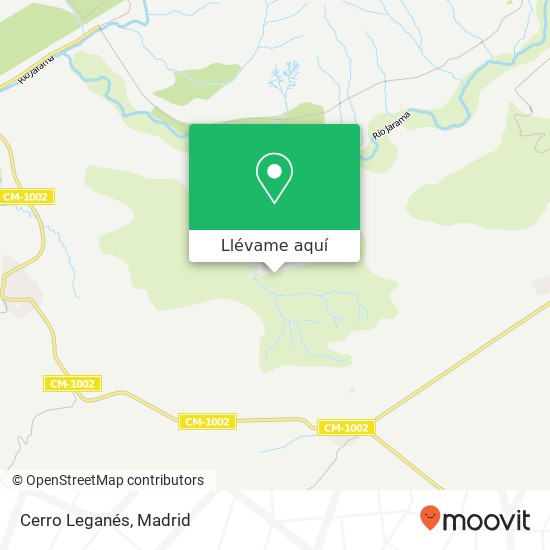 Mapa Cerro Leganés