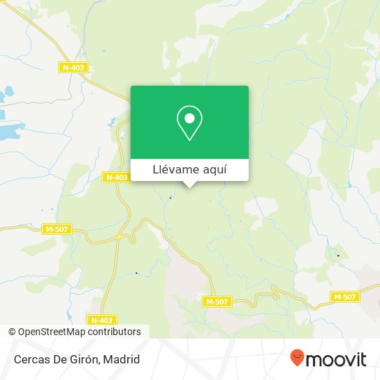 Mapa Cercas De Girón