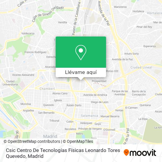 Mapa Csic Centro De Tecnologías Físicas Leonardo Tores Quevedo