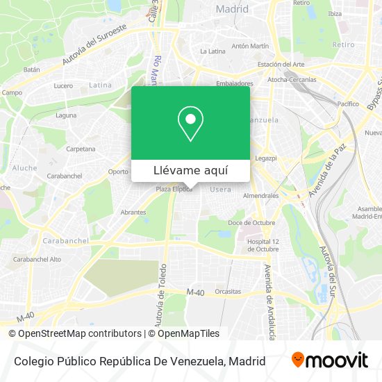 Mapa Colegio Público República De Venezuela