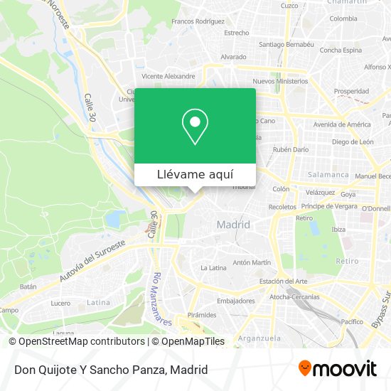 Mapa Don Quijote Y Sancho Panza
