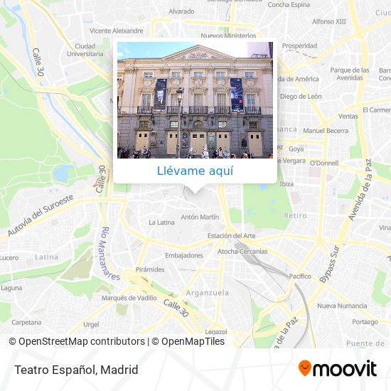 Mapa Teatro Español