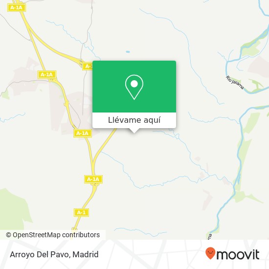 Mapa Arroyo Del Pavo