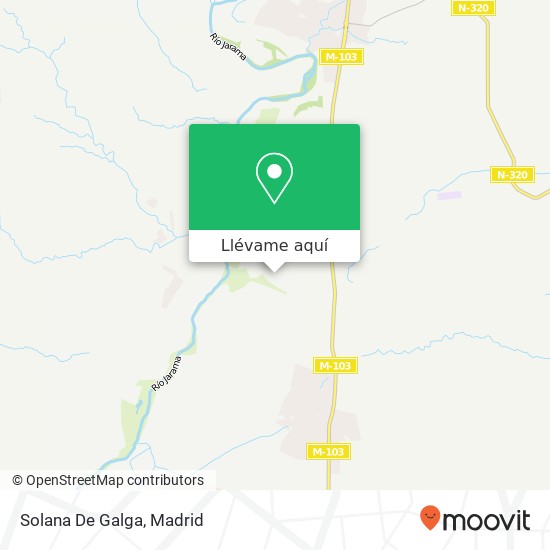 Mapa Solana De Galga