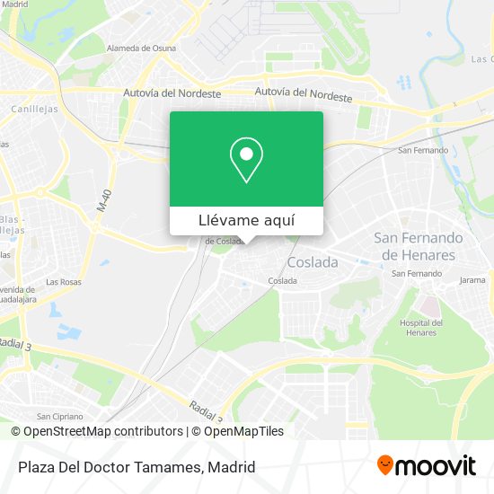 Mapa Plaza Del Doctor Tamames