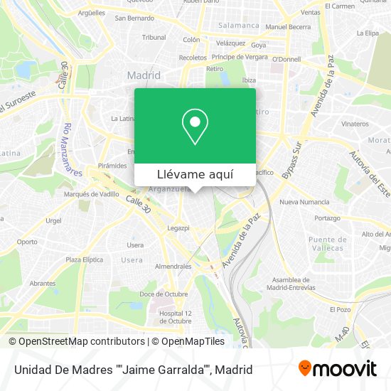 Mapa Unidad De Madres ""Jaime Garralda""