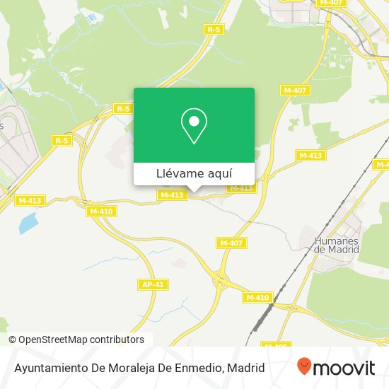 Mapa Ayuntamiento De Moraleja De Enmedio