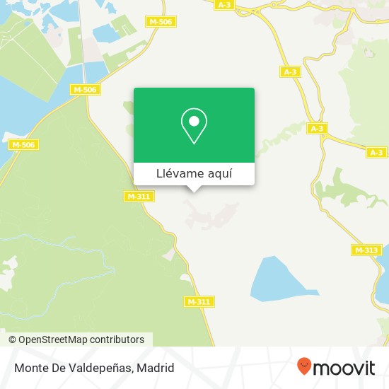 Mapa Monte De Valdepeñas