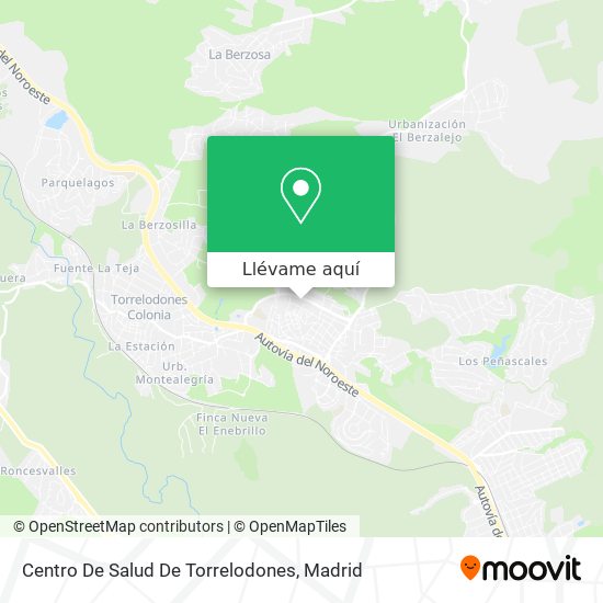 Mapa Centro De Salud De Torrelodones