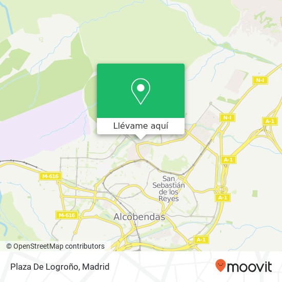 Mapa Plaza De Logroño