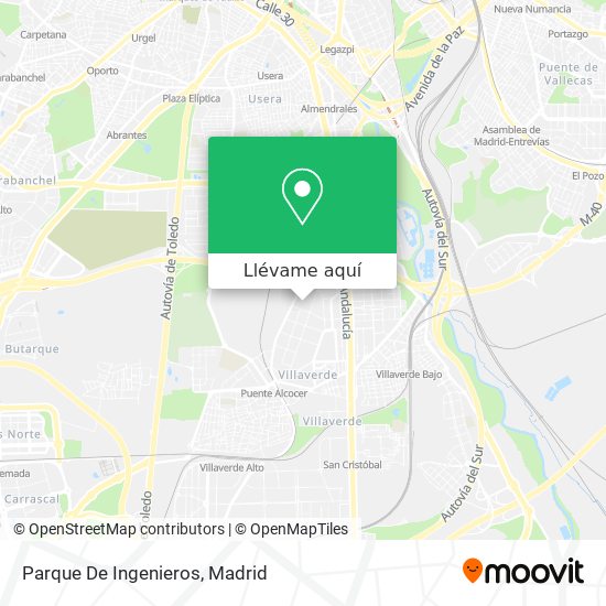 Mapa Parque De Ingenieros