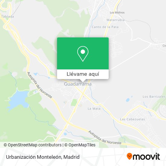 Mapa Urbanización Monteleón