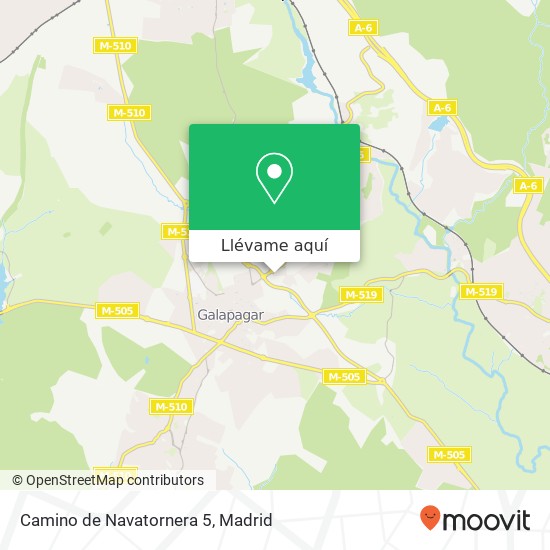 Mapa Camino de Navatornera 5