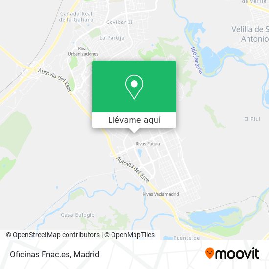 Mapa Oficinas Fnac.es