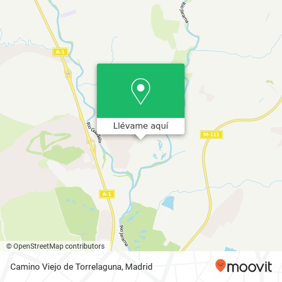 Mapa Camino Viejo de Torrelaguna