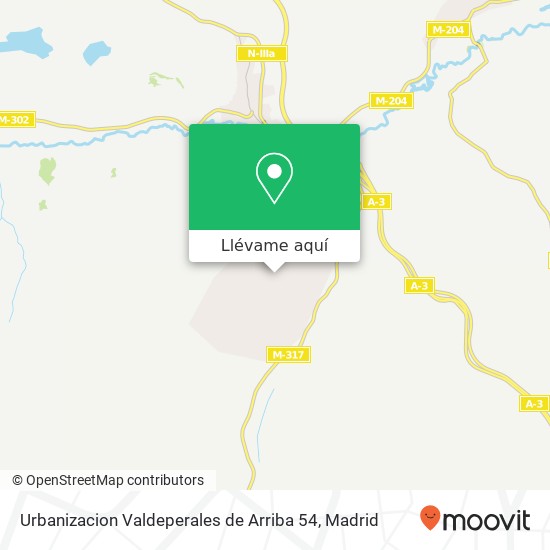 Mapa Urbanizacion Valdeperales de Arriba 54