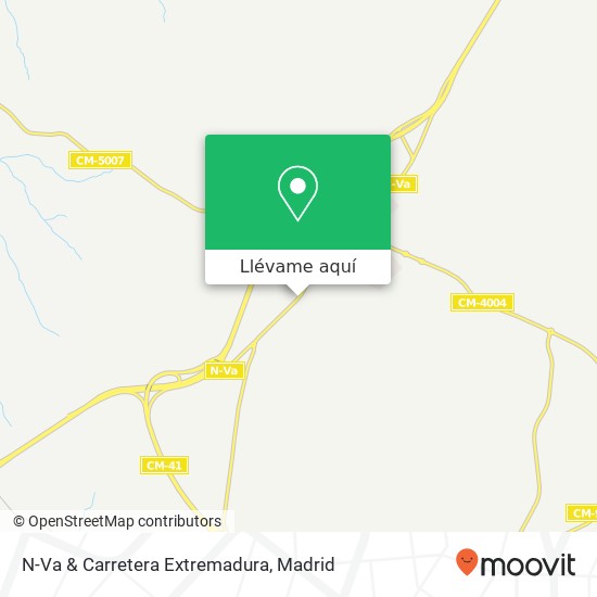 Mapa N-Va & Carretera Extremadura