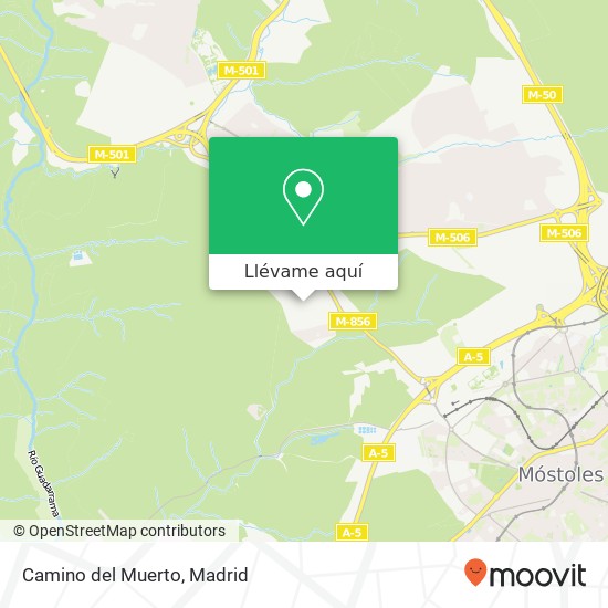 Mapa Camino del Muerto