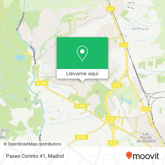 Mapa Paseo Corinto 41