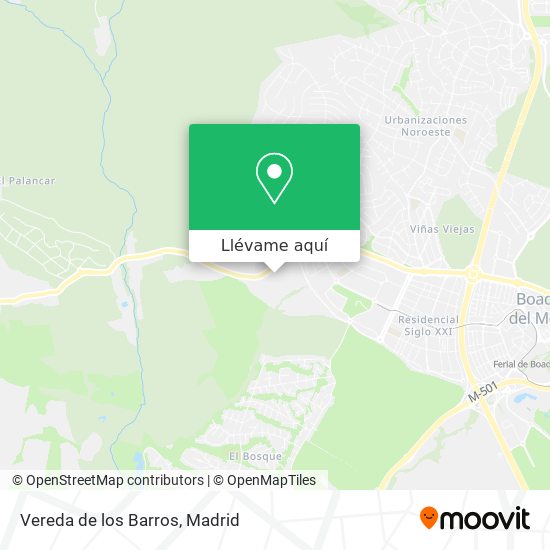 Mapa Vereda de los Barros