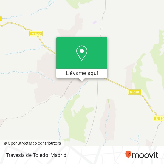 Mapa Travesía de Toledo