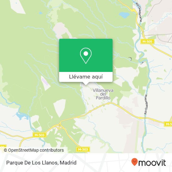 Mapa Parque De Los Llanos