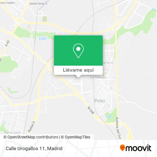 Mapa Calle Urogallos 11