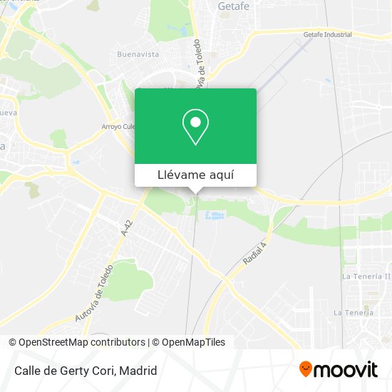 Mapa Calle de Gerty Cori