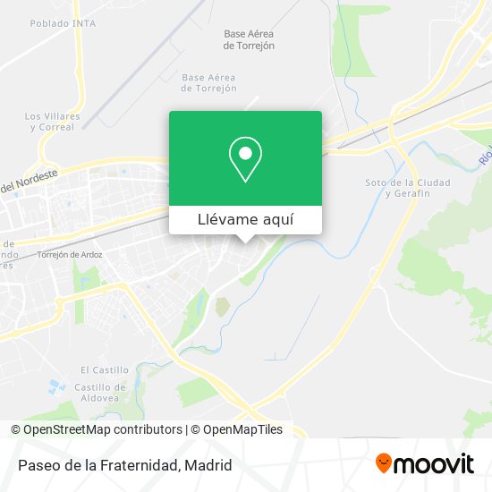 Mapa Paseo de la Fraternidad