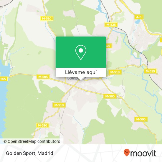 Mapa Golden Sport