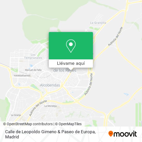 Mapa Calle de Leopoldo Gimeno & Paseo de Europa