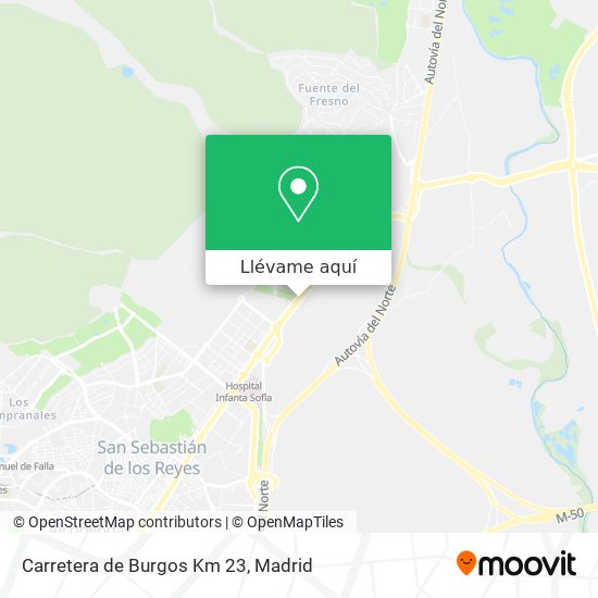 Mapa Carretera de Burgos Km 23