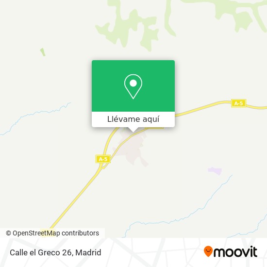 Mapa Calle el Greco 26