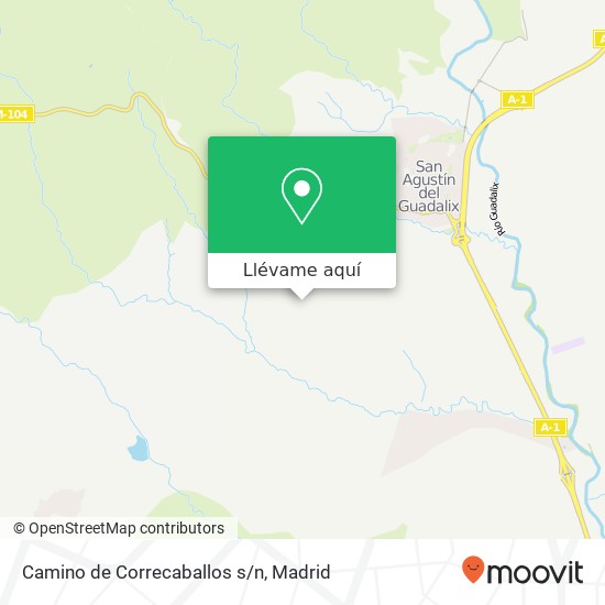 Mapa Camino de Correcaballos s/n