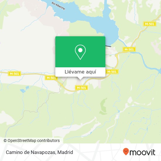 Mapa Camino de Navapozas