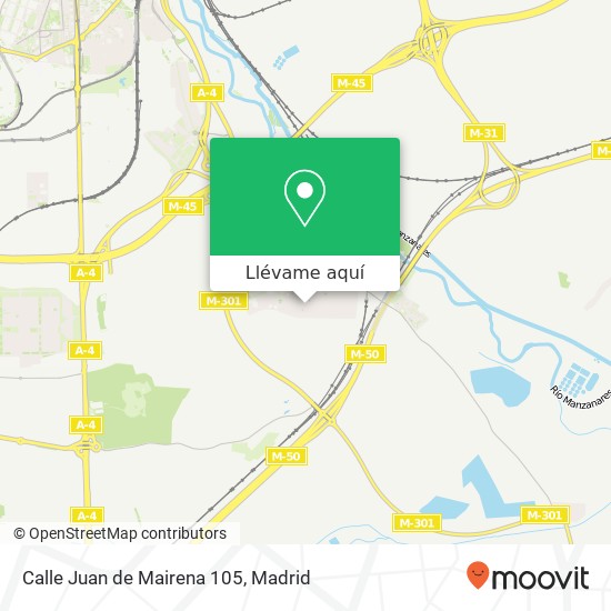 Mapa Calle Juan de Mairena 105