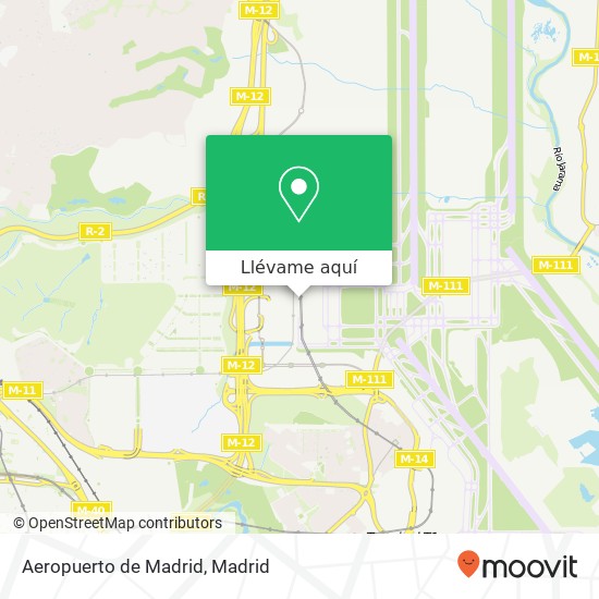 Mapa Aeropuerto de Madrid