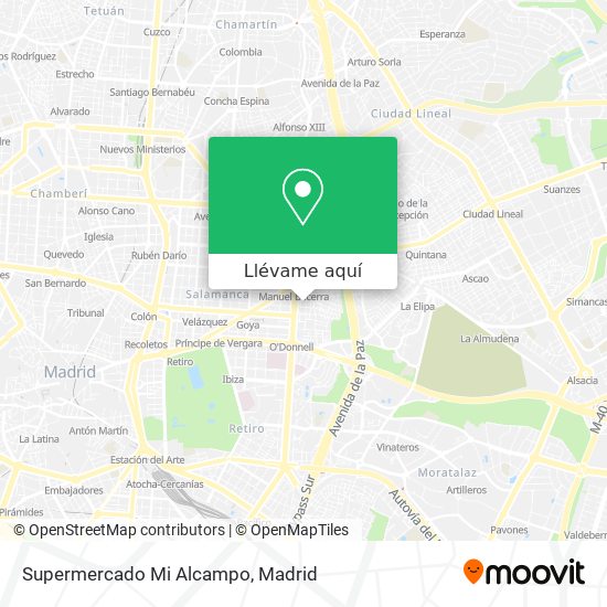 Mapa Supermercado Mi Alcampo