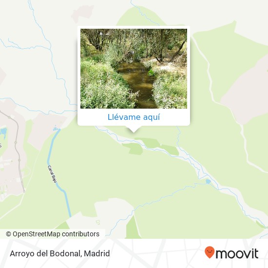 Mapa Arroyo del Bodonal