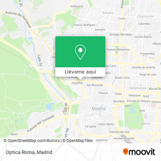 Mapa Optica Roma