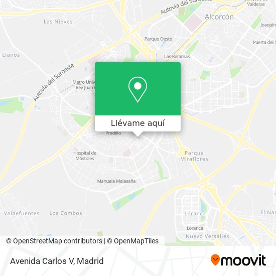 Mapa Avenida Carlos V