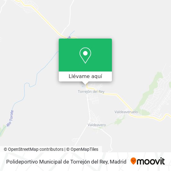Mapa Polideportivo Municipal de Torrejón del Rey